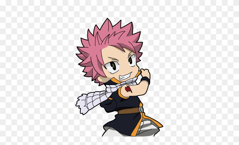 340x450 Chibi Fairy Tail Winter - Fairy Tail PNG