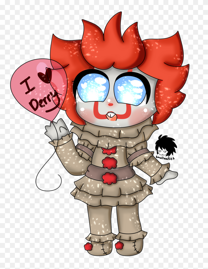 779x1025 Chibi Pennywise - Pennywise Png