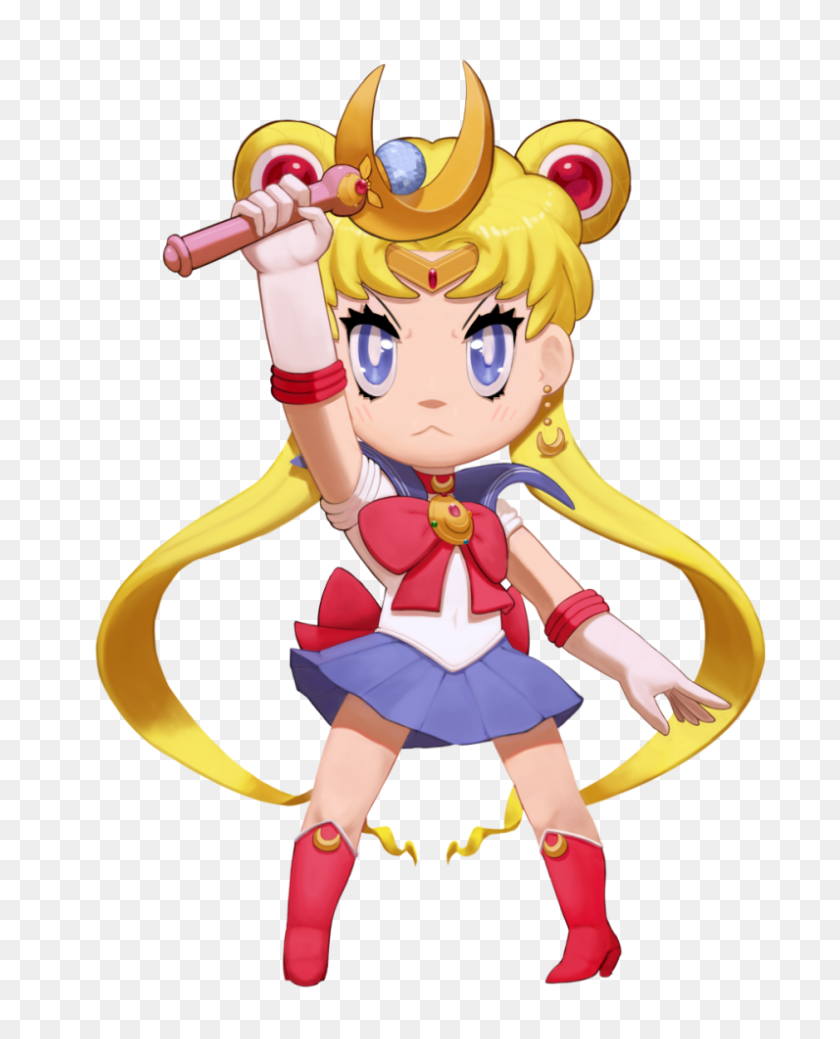 796x1000 Chibi Sailor Moon - Sailor Moon Png