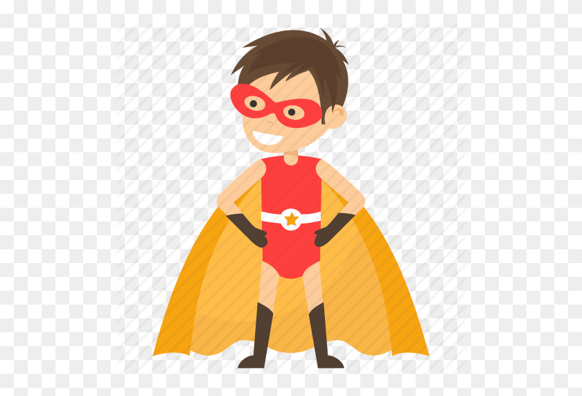 512x512 Чиби Супермен, Ребенок Супергерой, Комический Супергерой, Супергерой - Супергерои Png