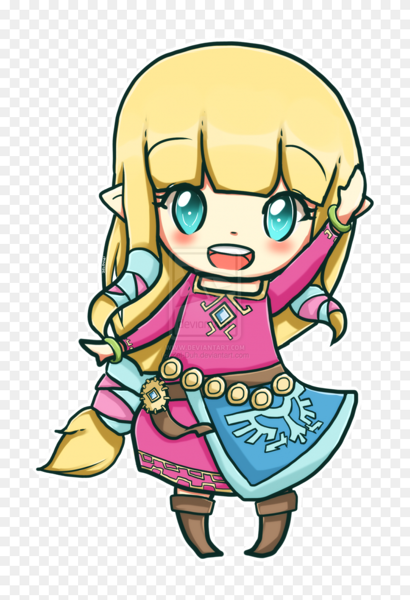 1024x1536 Chibi Sw Zelda Hylia - Princess Zelda PNG