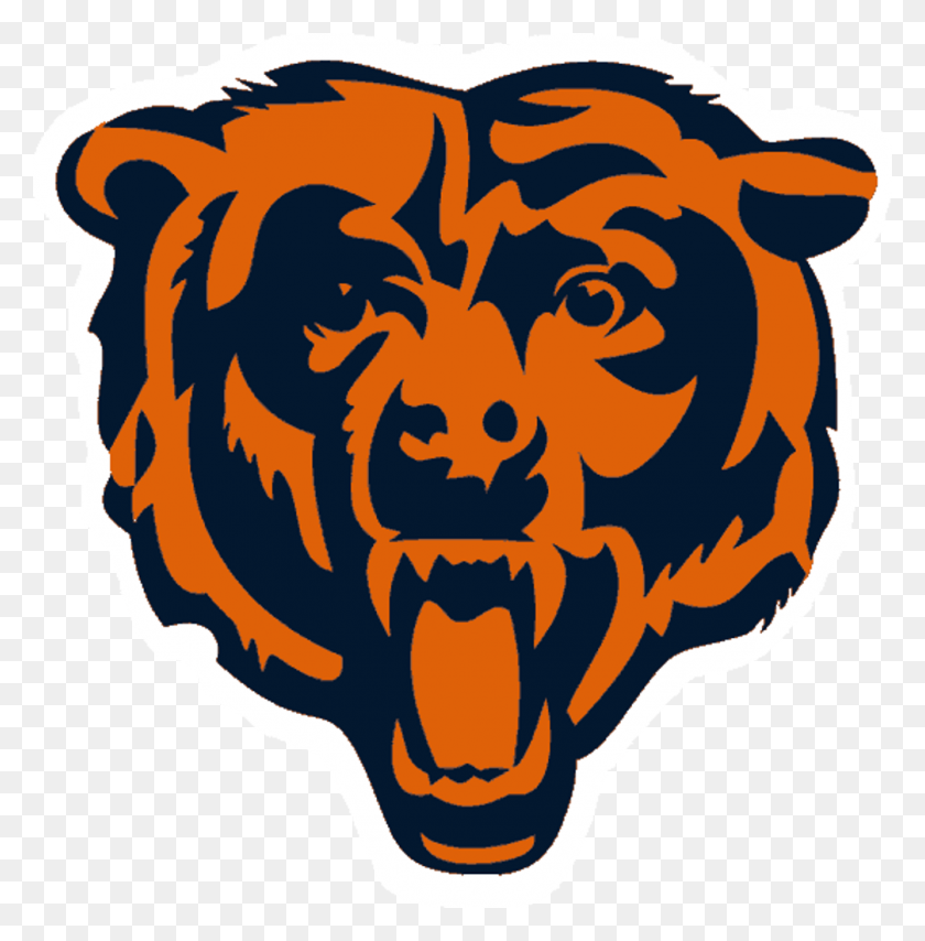 1005x1024 Chicago Bears Logo Transparent Png - Tiger Clipart Face