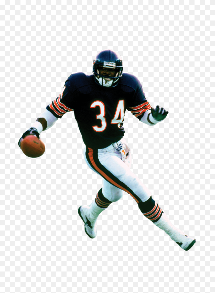 1151x1600 Chicago Bears Player Transparent Png - Football Player PNG