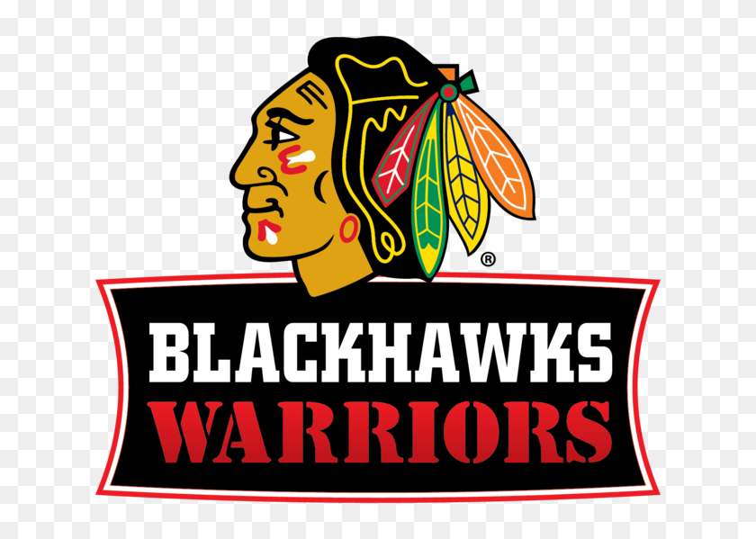 640x539 Chicago Blackhawks Warriors - Blackhawks Logo PNG
