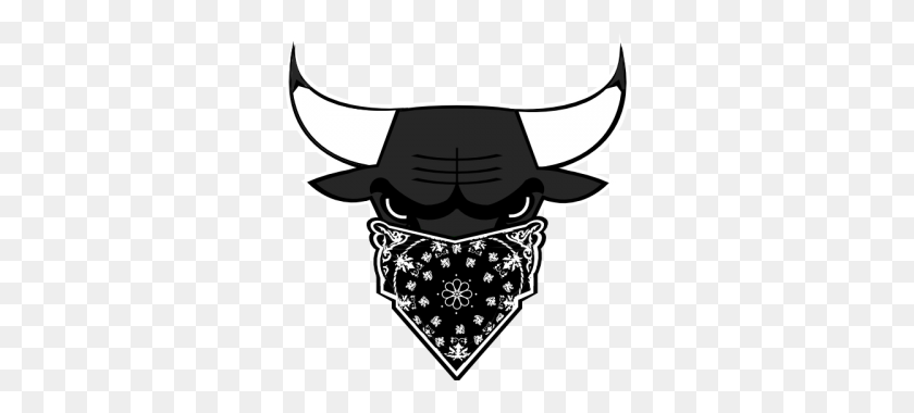 320x320 Chicago Bulls Black Paisley Emblems For Gta Grand Theft Auto V - Chicago Bulls PNG