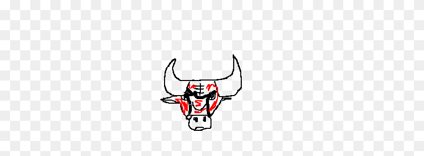 300x250 Chicago Bulls Logo Drawing - Chicago Bulls Logo PNG