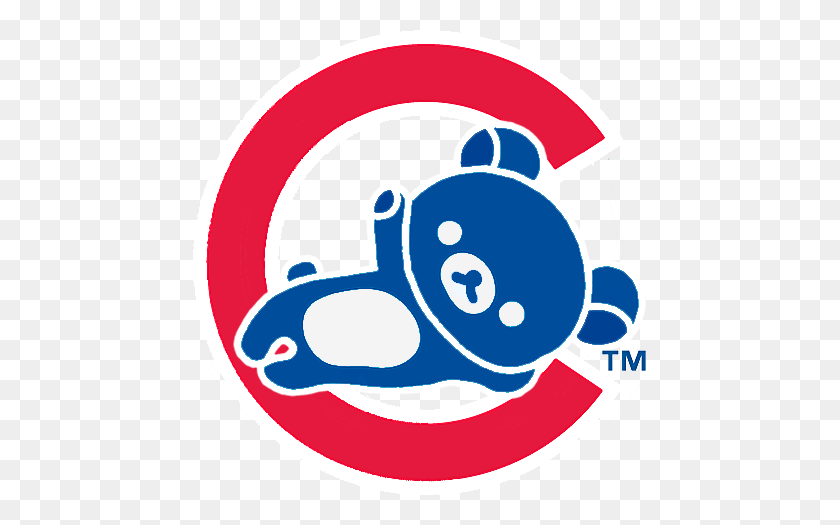 453x465 Chicago Cubs Old Logos - Chicago Cubs Clipart