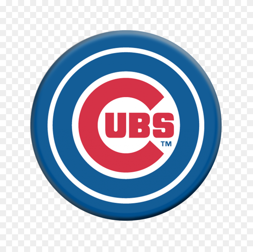 1000x1000 Chicago Cubs Popsockets Grip - Logotipo De Los Chicago Cubs Png