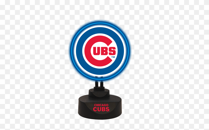 465x465 Chicago Cubs Team Logo Neon Sports Merchandise - Cubs Logo PNG
