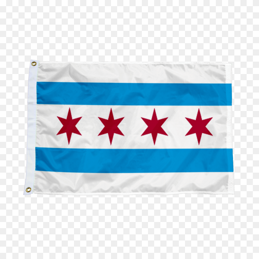1601x1601 Chicago Flag - Chicago Flag PNG