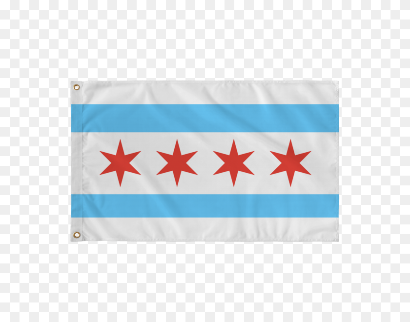 600x600 Chicago Flag Everything Get It Made - Chicago Flag PNG