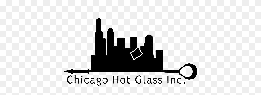 430x246 Chicago Hot Glass - Chicago Skyline PNG