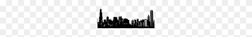 190x66 Chicago Skyline - Chicago Skyline PNG