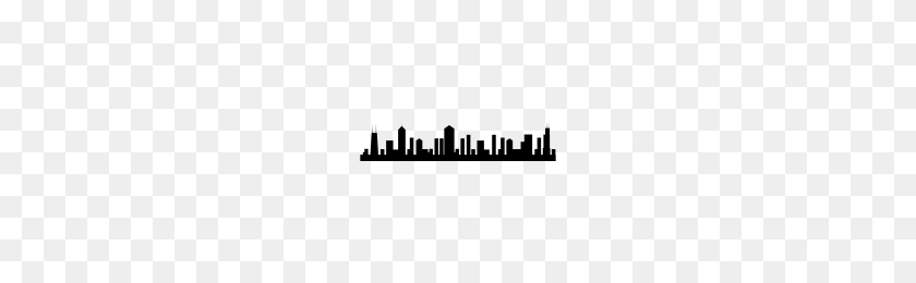 200x200 Chicago Skyline Icons Noun Project - Chicago Skyline PNG