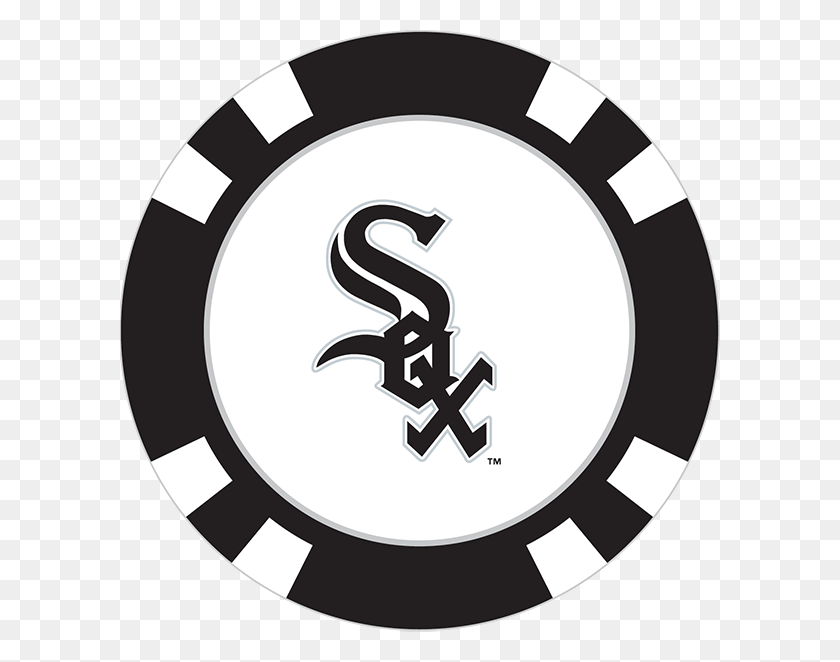 600x602 Marcadores De Pelota De Fichas De Póquer De Los Chicago White Sox - Chicago White Sox Logotipo Png
