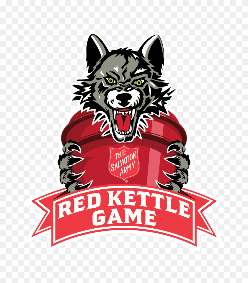 2070x2385 Хоккейная Команда «Чикаго Волк» Проведет Игру «Красный Чайник» Армии Спасения - Клипарт Армии Спасения