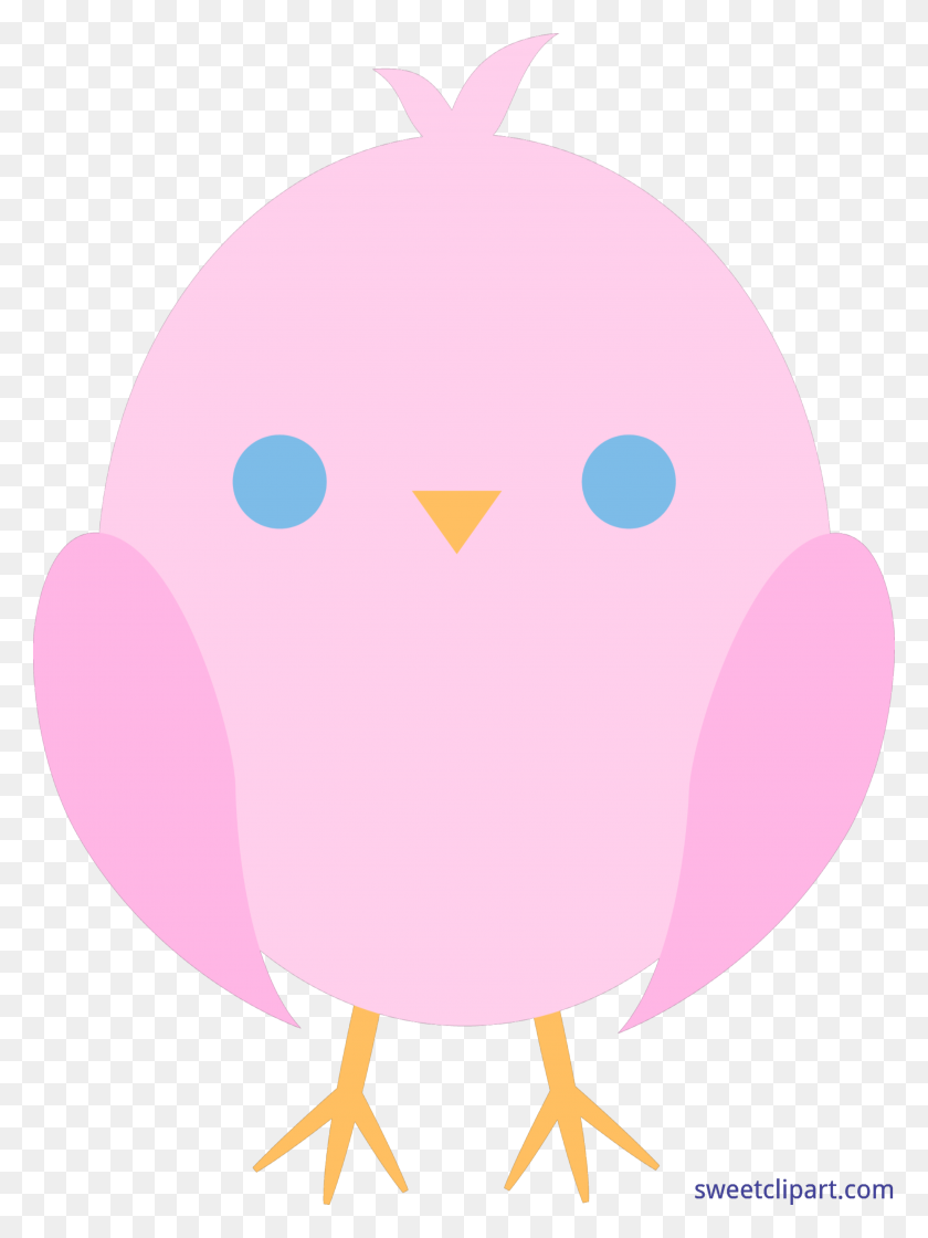 3578x4863 Chick Baby Cute Easter Pink Clip Art - Cute Easter Clipart