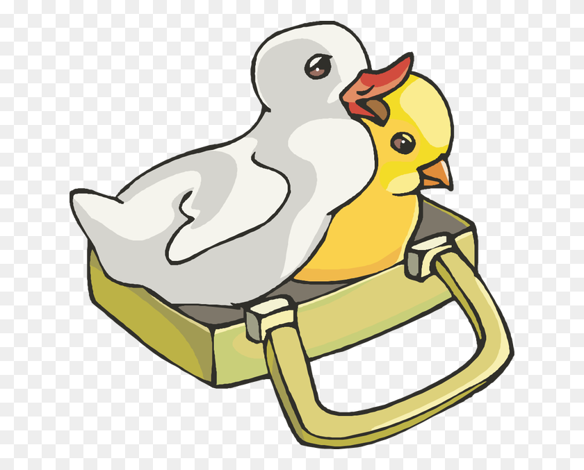 640x617 Chick Clipart Duckling - Potato Salad Clip Art