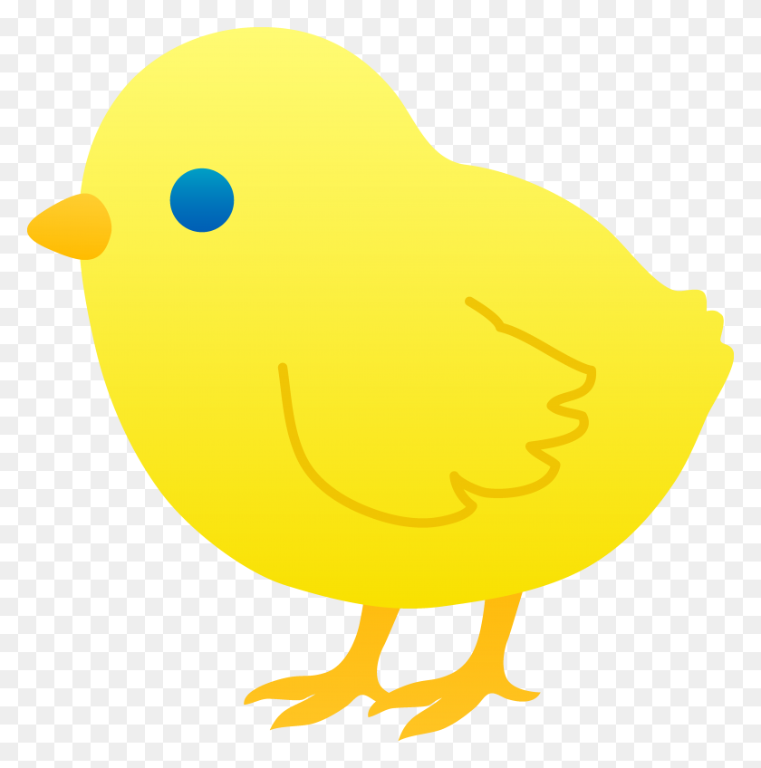 4379x4429 Chick Clipart Yellow Chicken - Chicken Little Clipart