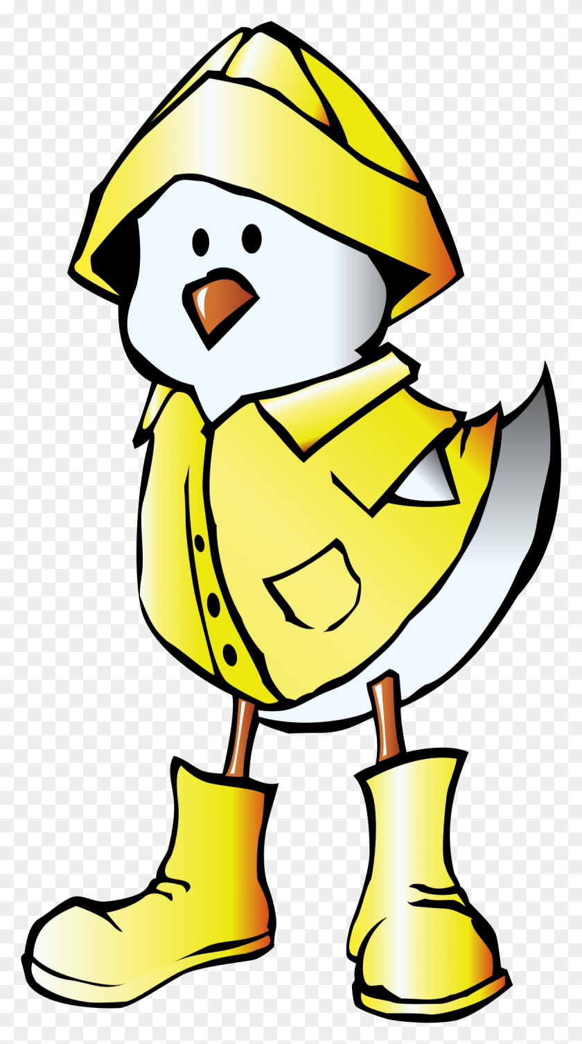 1170x2168 Chick With Raincoat Icons Png - Wet PNG