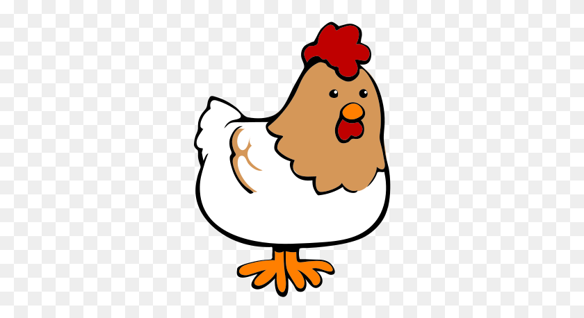 284x398 Chicken - Chicken Cartoon PNG