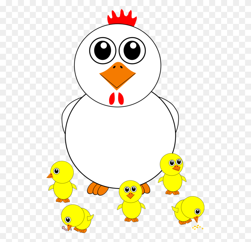 529x750 Chicken And Chicks Kifaranga Drawing Hen - Funny Chicken Clipart
