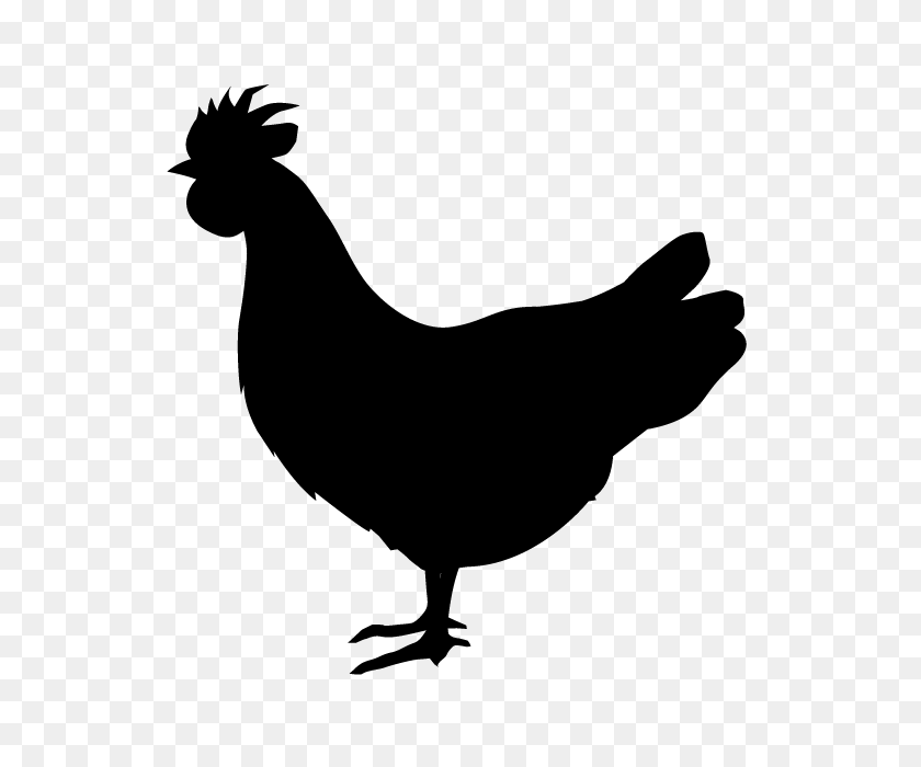 640x640 Chicken Animal Silhouette Free Illustrations - Chicken Silhouette Clip Art