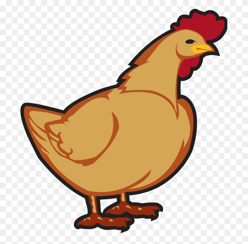 701x768 Chicken Clip Art - Rooster Clipart