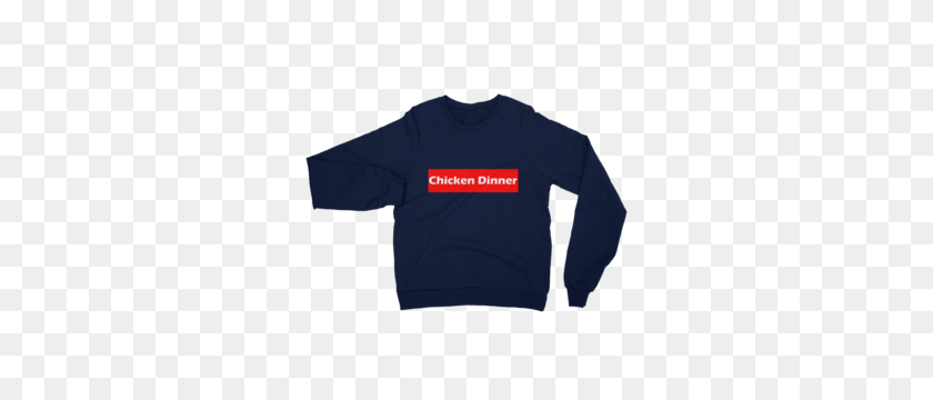 300x300 Chicken Dinner Supreme Unisex California Fleece Raglan Sweatshirt - Chicken Dinner PNG