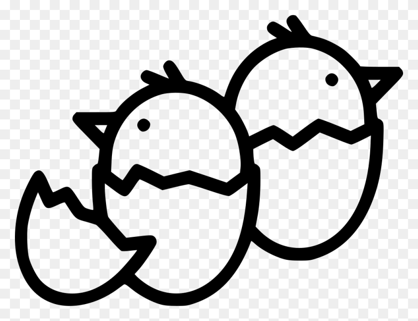 980x736 Куриное Яйцо Hatch Cute Chickling Png Icon Free Download - Hatching Egg Clipart