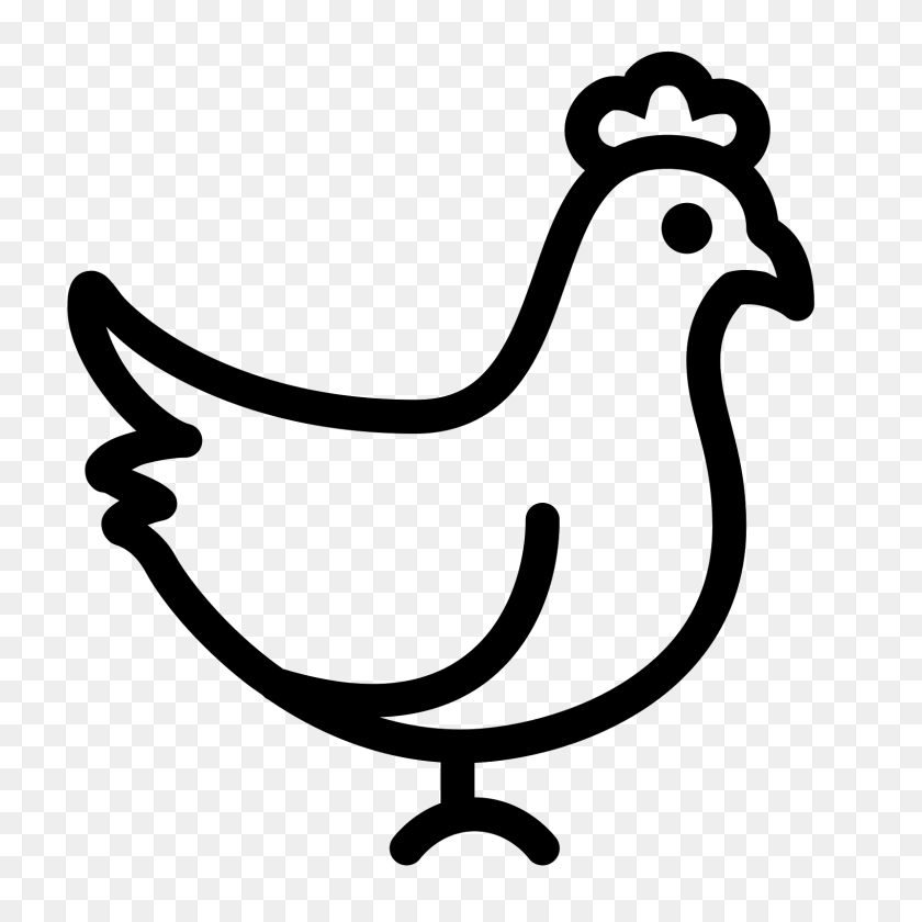 1600x1600 Значок Курица - Курица Png