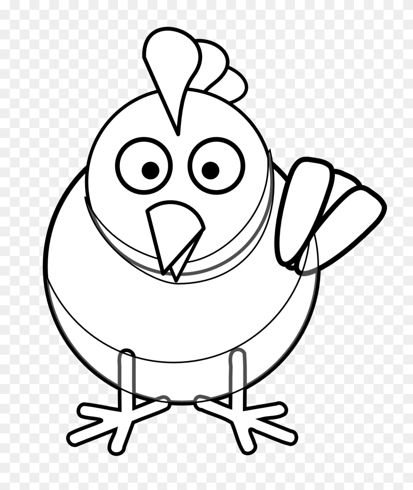 Chicken Leg Clip Art Free Vector In Open Office Drawing - Toothbrush Clipart Black And White