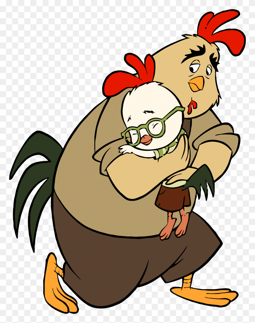 2263x2912 Chicken Little Buck Cluck Hug Clipart Png - Buck PNG
