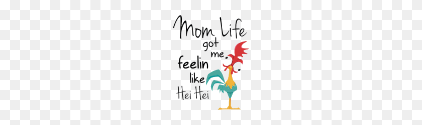 190x190 Chicken Mom Life Got Me Feelin Like Hei Hei - Hei Hei PNG