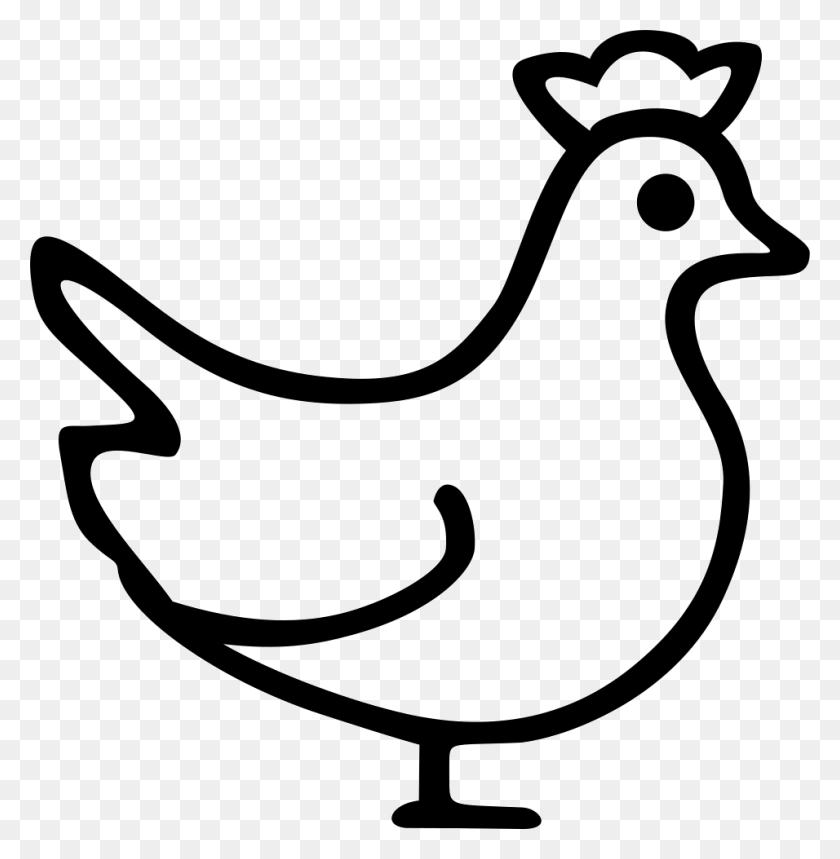 956x980 Chicken Png Icon Free Download - Chicken PNG