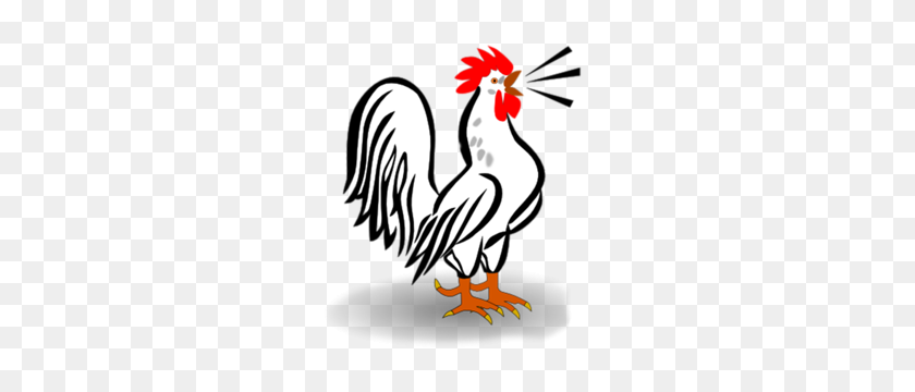 266x300 Chicken Rooster Miscl - Año Del Gallo Clipart