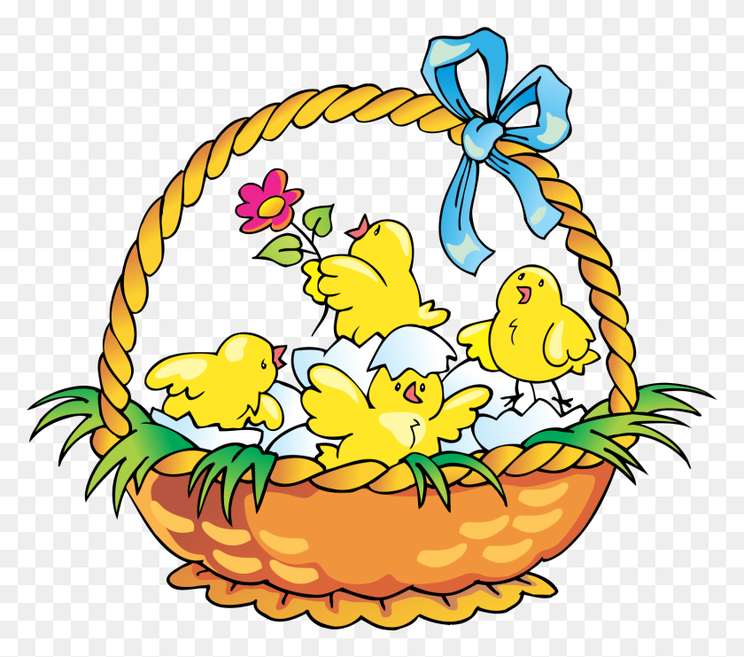 1546x1350 Chicks Dibujos Easter, Clip Art And Cards - Easter Egg Basket Clipart