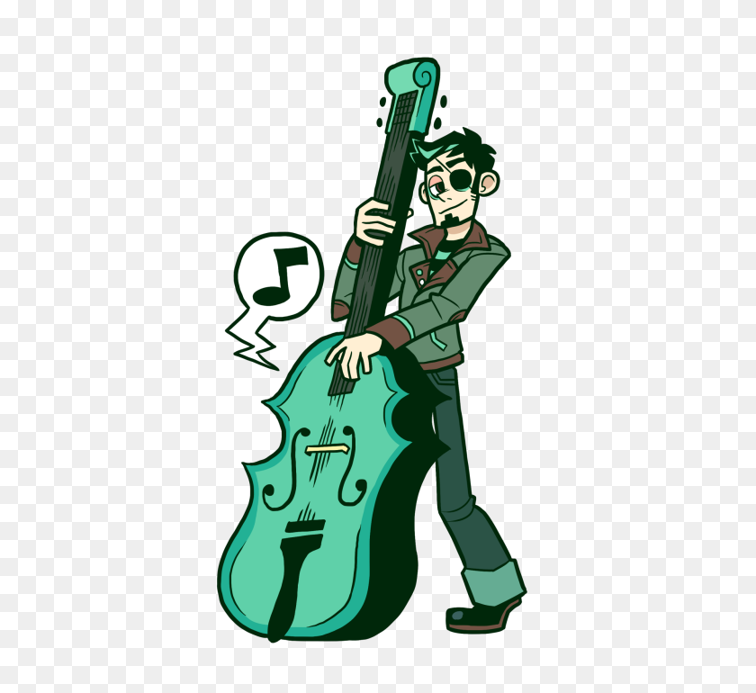500x710 Chief Of Style Tumblr - Upright Bass Clip Art