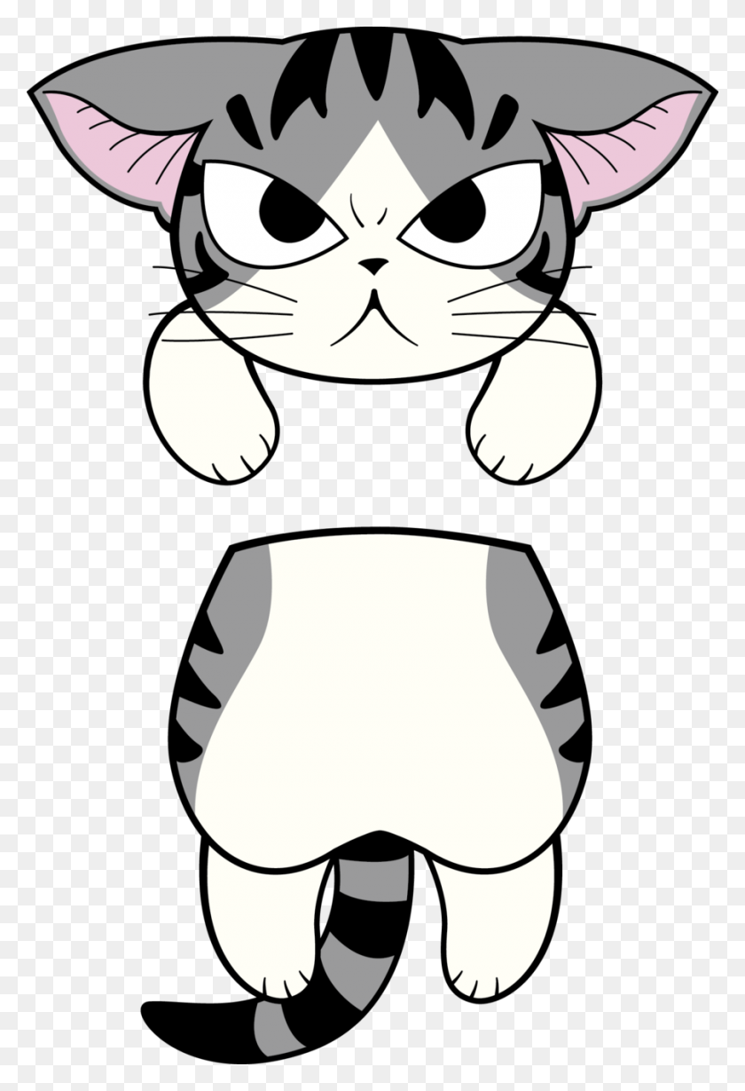 900x1349 Gato Png