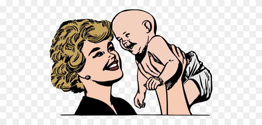 522x340 Niño Comics Madre De Dibujos Animados Padre - Feliz Día Del Padre Clipart