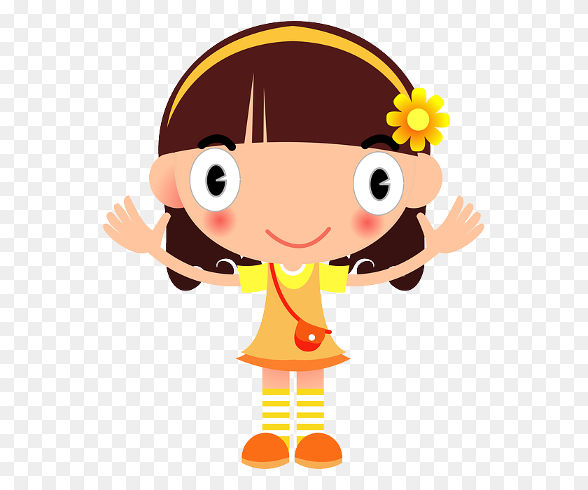 545x640 Child Girl Png Clipart - Girl PNG