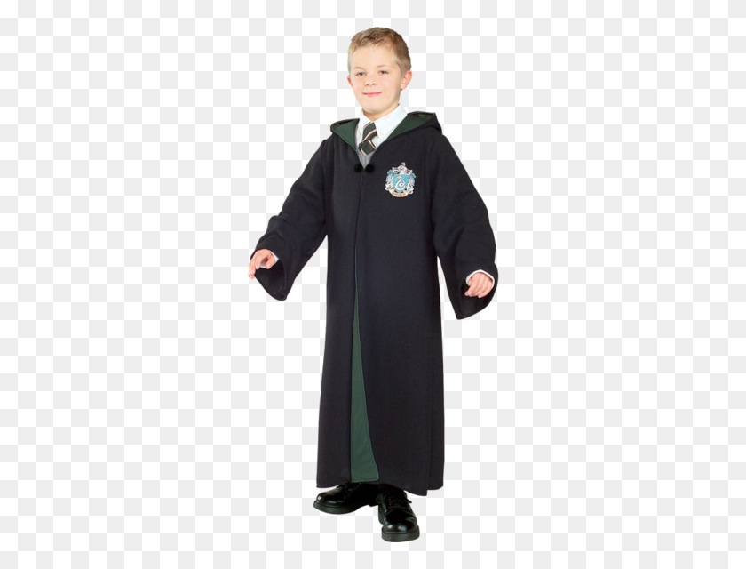 366x580 Child Harry Potter Slytherin House Deluxe Robe Slytherin House - Draco Malfoy PNG