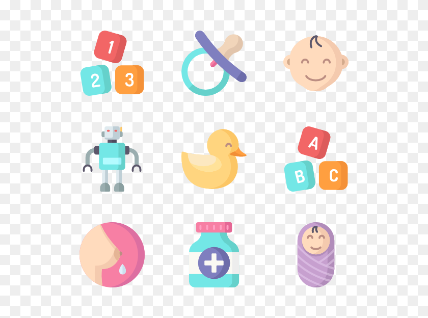 600x564 Child Icon Packs - Baby Icon PNG
