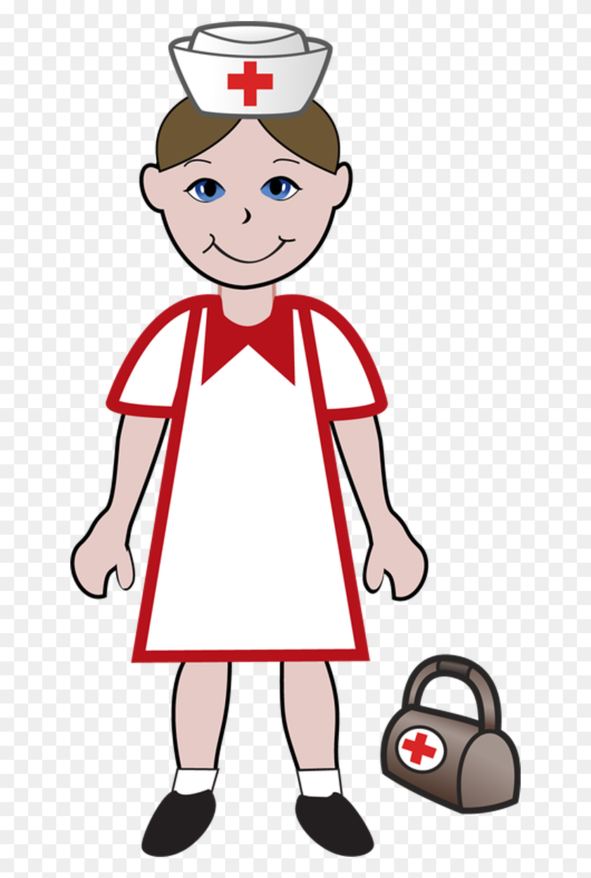 640x1188 Child Nurse Clipart - Kid Doctor Clipart