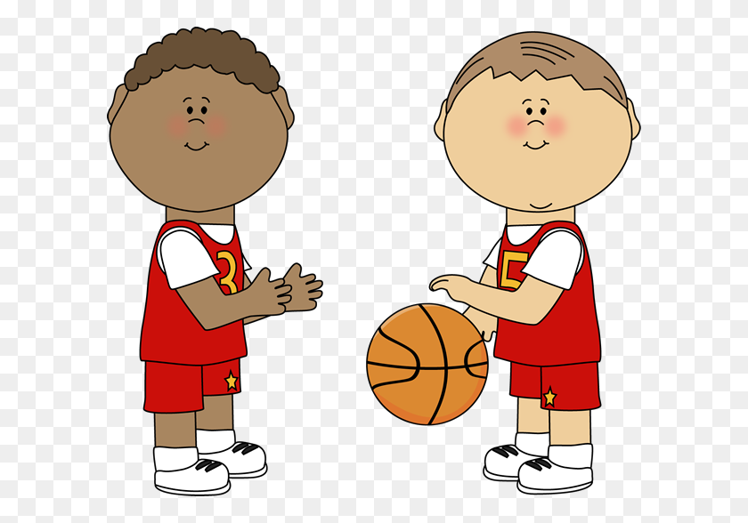 600x528 Ребенок Играет В Баскетбол Клипарт Картинки - Детское Пение Клипарт