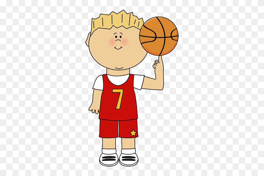 296x500 Child Playing Basketball Clipart Clip Art Images - Children Swimming Clipart
