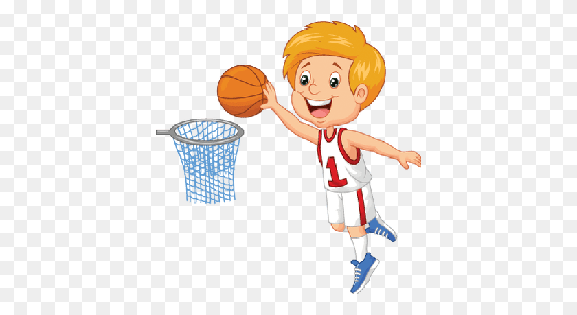 386x399 Child Playing Basketball Png Transparent Images - Playing Basketball Clipart