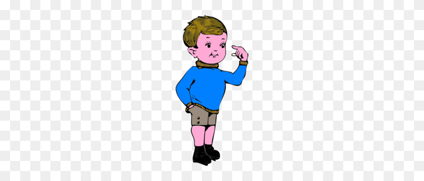 144x300 Child Pointing To Self Clipart - Pointing To Myself Clipart
