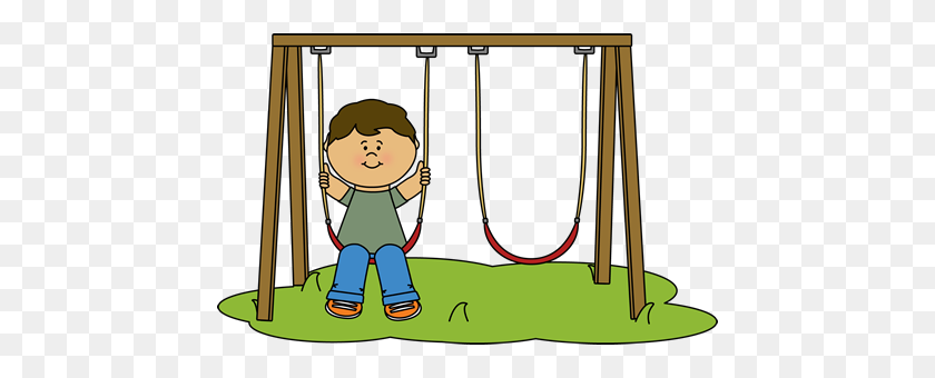450x280 Child Swinging Clipart Clip Art Images - Kid Fishing Clipart