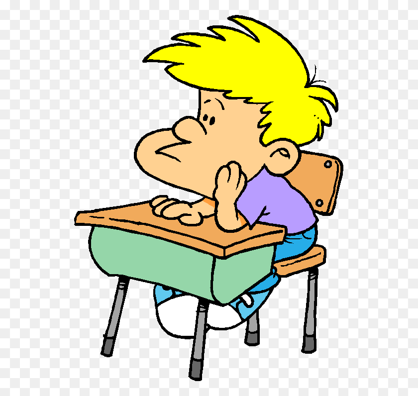 541x736 Child Thinking Clipart - Confused Student Clipart